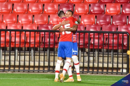 Darwin Machís abrió el marcador ante el Levante UD (JOSÉ M. BALDOMERO)