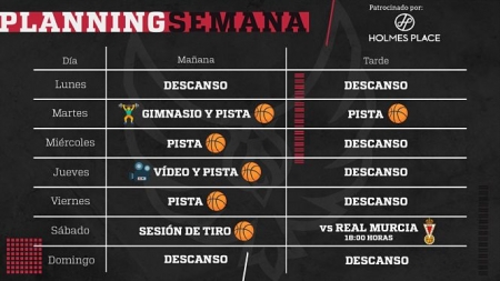 Planning semanal del Covirán Granada (FUNDACION CB GRANADA)