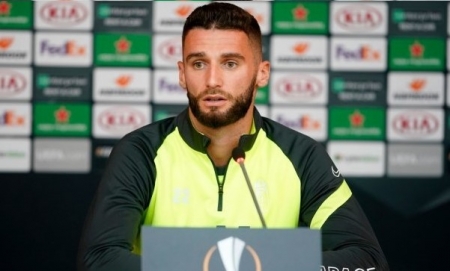 Domingos Duarte, durante la rueda de prensa en el `GSP Stadium´ de Nicosia (GCF)
