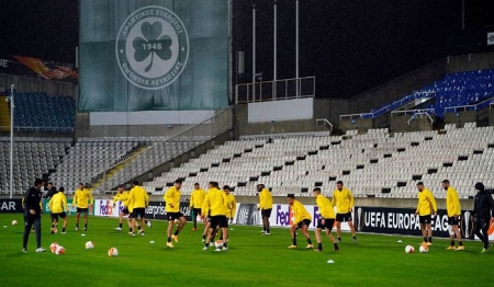 El Granada ya tuvo en la tarde de ayer su primera toma de contacto con el `GSP Stadium´ de Nicosia (GCF)