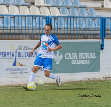 Linares durante un partido con el Motril (VICENTE GARCÍA) 