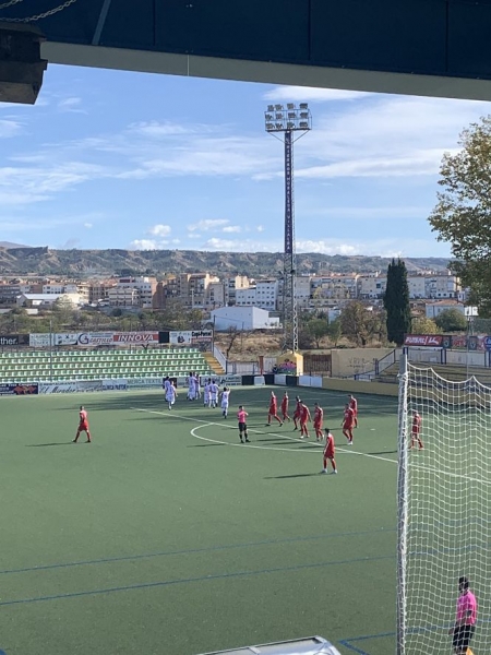 Los jugadores del Guadix celebran el gol de Cejudo (CD CASABERMEJA) 