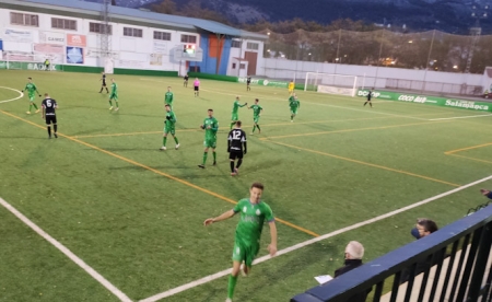 El Atlético Mancha Real celebra su segundo gol (TWITTER ATLÉTICO MANCHA REAL) 