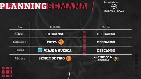 Planing de entrenamientos del Coviran Granada (FUNDACIÓN CB GRANADA) 