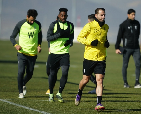 El equipo ha retomado hoy los entrenamientos en la Ciudad Deportiva (PEPE VILLOSLADA / GCF)