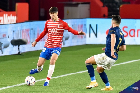 Pepe Sánchez será el único jugador del filial que viaje a Málaga (JOSÉ M. BALDOMERO)