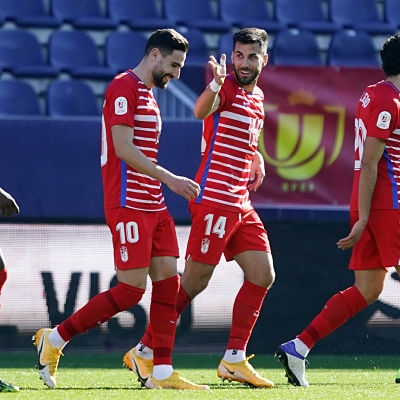 Fede Vico fue el autor del primer gol del Granada ante el Málaga (PEPE VILLOSLADA / GCF) Fede Vico fue el autor del primer gol del Granada ante el Málaga (PEPE VILLOSLADA / GCF)