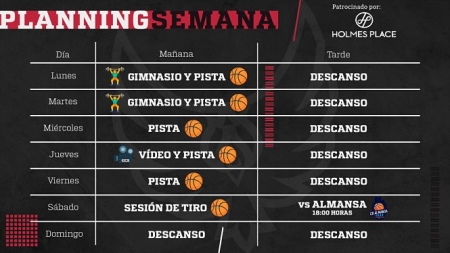 Planning semanal del  Covirán Granada (FUNDACION CB GRANADA)