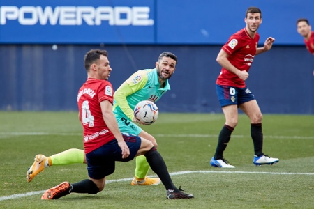 Jorge Molina, durante un lance del partido ante Osasuna (LALIGA) Jorge Molina, durante un lance del partido ante Osasuna (LALIGA)