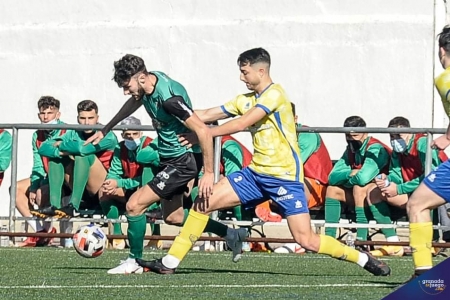 El CD Huétor Vega se encuentra en un momento dulce de resultados (JOSÉ M. BALDOMERO)