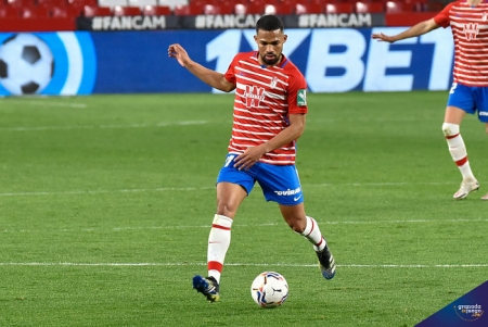 Yangel Herrera, durante el partido ayer ante el Celta (JOSÉ M. BALDOMERO)