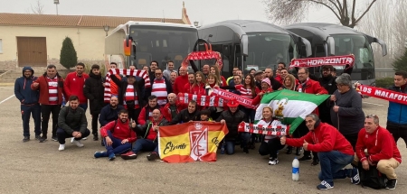 La expedición granadinista rebosaba ilusión en aquella bendita odisea de 29 horas hace justo un año La expedición granadinista rebosaba ilusión en aquella bendita odisea de 29 horas hace justo un año