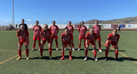 Once titular del Granada Femenino esta mañana en el campo del Juan Grande (GCF FEMENINO)