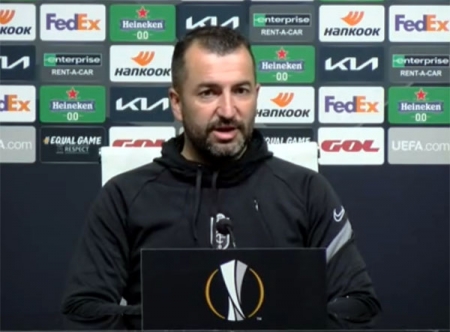 Diego Martínez, entrenador del Granada CF, en la rueda de prensa previa (GRANADA CF)