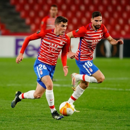Soro y Puertas tienen serias probabilidades de partir hoy como titulares en `El Alcoraz´ (PEPE VILLOSLADA / GCF)