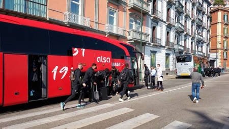 El Granada CF ya está en Nápoles (FRAN CALVO)