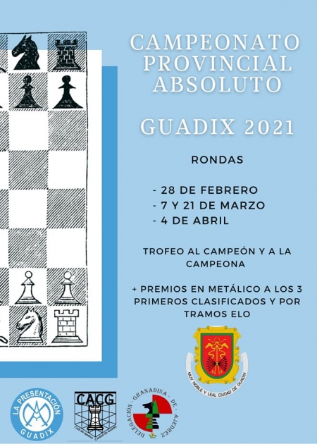 Cartel del Campeonato provincial absoluto (AYTO. GUADIX)