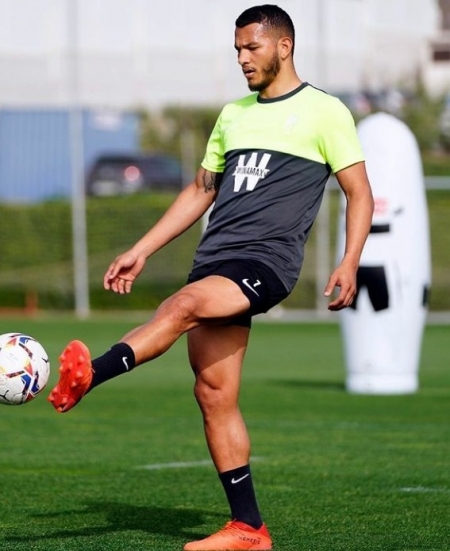Luis Suárez, durante el entrenamiento de esta tarde en la Ciudad Deportiva (INSTAGRAM @LUISSUAREZ.26)