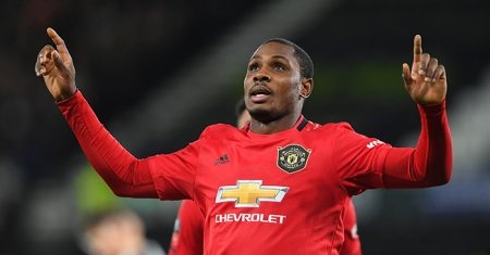 Ighalo celebra un gol en su etapa con el Manchester United (MANCHESTER UNITED)