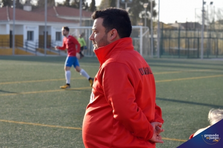 Romario durante un partido con el Cúllar Vega (GRJ)