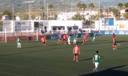 Jugada donde llegó el gol del Atarfe 