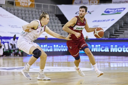 Joan Pardina durante un partido con el Covirán Granada (FERMÍN RODRÍGUEZ / FUNDACION CB GRANADA)