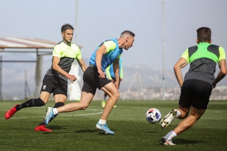 Último entrenamiento del Recreativo antes del partido (CANTERA NAZARÍ)