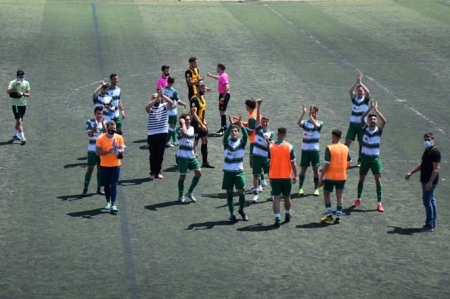 El Celtic celebra su victoria en Berja (CELTIC CF)