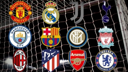 Los clubes fundadores de la novedosa Superliga europea (AS)