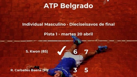 Roberto Carballes se queda fuera de los octavos de final del torneo ATP 250 de Belgrado (20 MINUTOS)