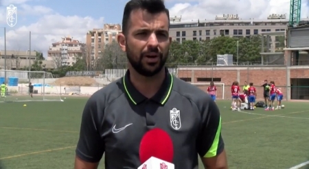 José Ángel Herrera, tras el empate del Granada ante el Alhama (GCF TV)