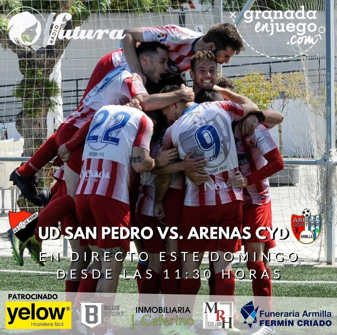 El partido entre el San Pedro y el Arenas se podrá seguir en directo a través de nuestro formato de radio en Radio Futura (GRJ)
