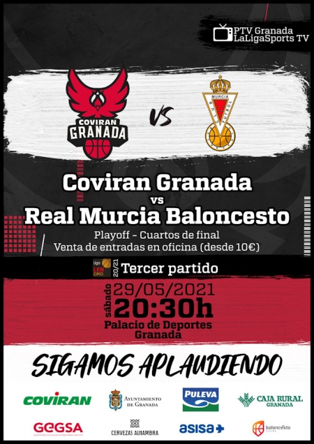 El Covirán Granada jugará el sábado (FUNDACIÓN CB GRANADA)