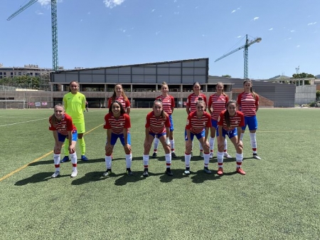 Once titular del Granada Femenino B esta mañana ante el Malaga City en `La Juventud` (GCF FEMENINO)
