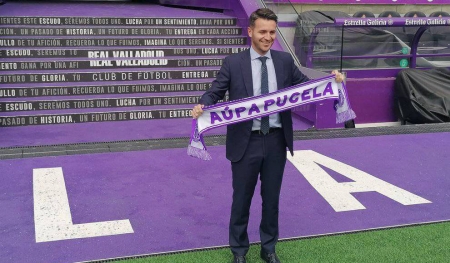 Fran Sánchez, durante su presentación como nuevo director deportivo del Valladolid (RADIO MARCA VALLADOLID)
