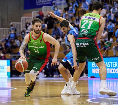 Cristian Díaz fue el máximo anotador de los nazaríes (FERMÍN RODRÍGUEZ / FUNDACIÓN CB GRANADA) 