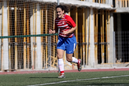 Elo, durante el encuentro ante La Solana en la primera jornada, donde fue titular (JOSÉ VELASCO / GRJ)