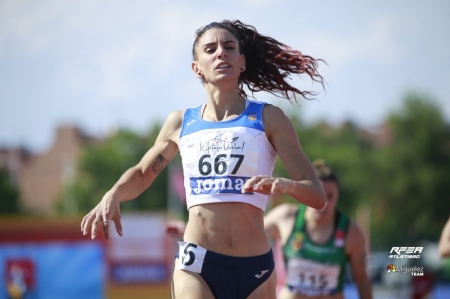 Laura Bueno, durante el Campeonato de España de atletismo celebrado en Getafe la pasada semana (RFEA)