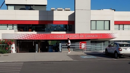 Luis Milla, a su llegada a la Ciudad Deportiva (FRAN CALVO)