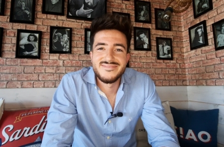 El entrenador del Atlético Monachil, Marce Fernández-Nieto (J. PALMA) 