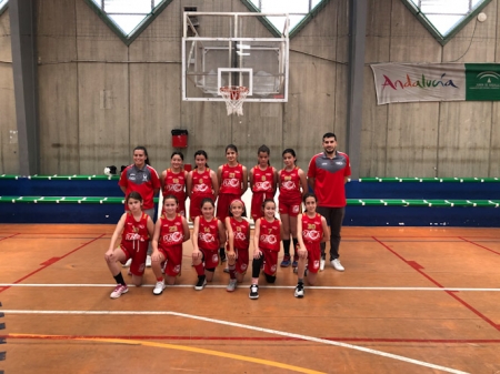 Equipo alevín femenino del MLG Electrosolar RACA (RACA) 