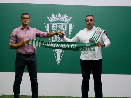 German Crespo junto a Juanito, director deportivo del Córdoba CF (CÓRDOBA CF) 