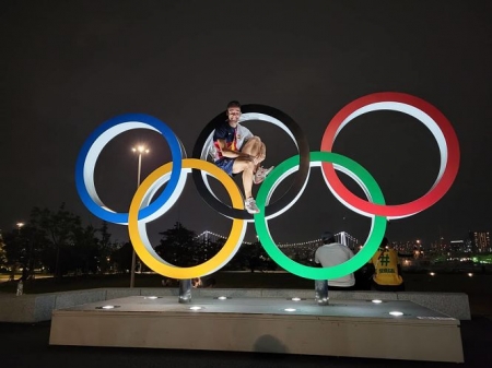 Ignacio Fontes en la villa olímpica (TWITTER IGNACIO FONTES) 