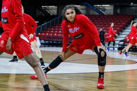 Sofía Roma con la, selección de Puerto Rico (RACA) 