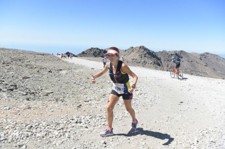 Mónica Díaz durante la prueba (CETURSA) 