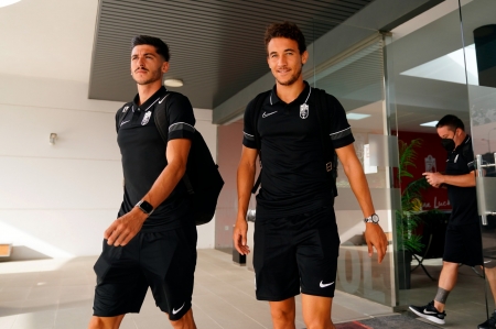 El Granada ya ha partido rumbo a Villarreal para la disputa de la primera jornada (PEPE VILLOSLADA / GCF)