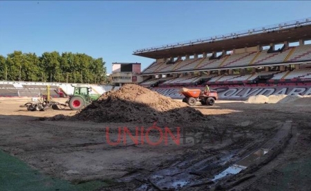Imagen de las obras en `Vallecas` durante este verano (UNIÓN RAYO)