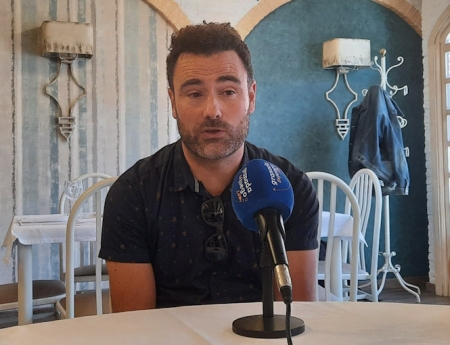 Manuel Moreno `Rizos` en un momento de la tertulia de nuestro programa de radio (GRJ)