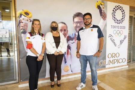 Reconocimiento a los medallista olímpicos Fátima Gálvez y Alberto Fernández (AYTO. LAS GABIAS) 