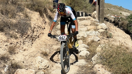 David Campos durante el trayecto (FAC) 